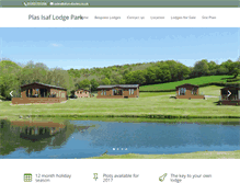 Tablet Screenshot of holidaylodgesnorthwales.co.uk